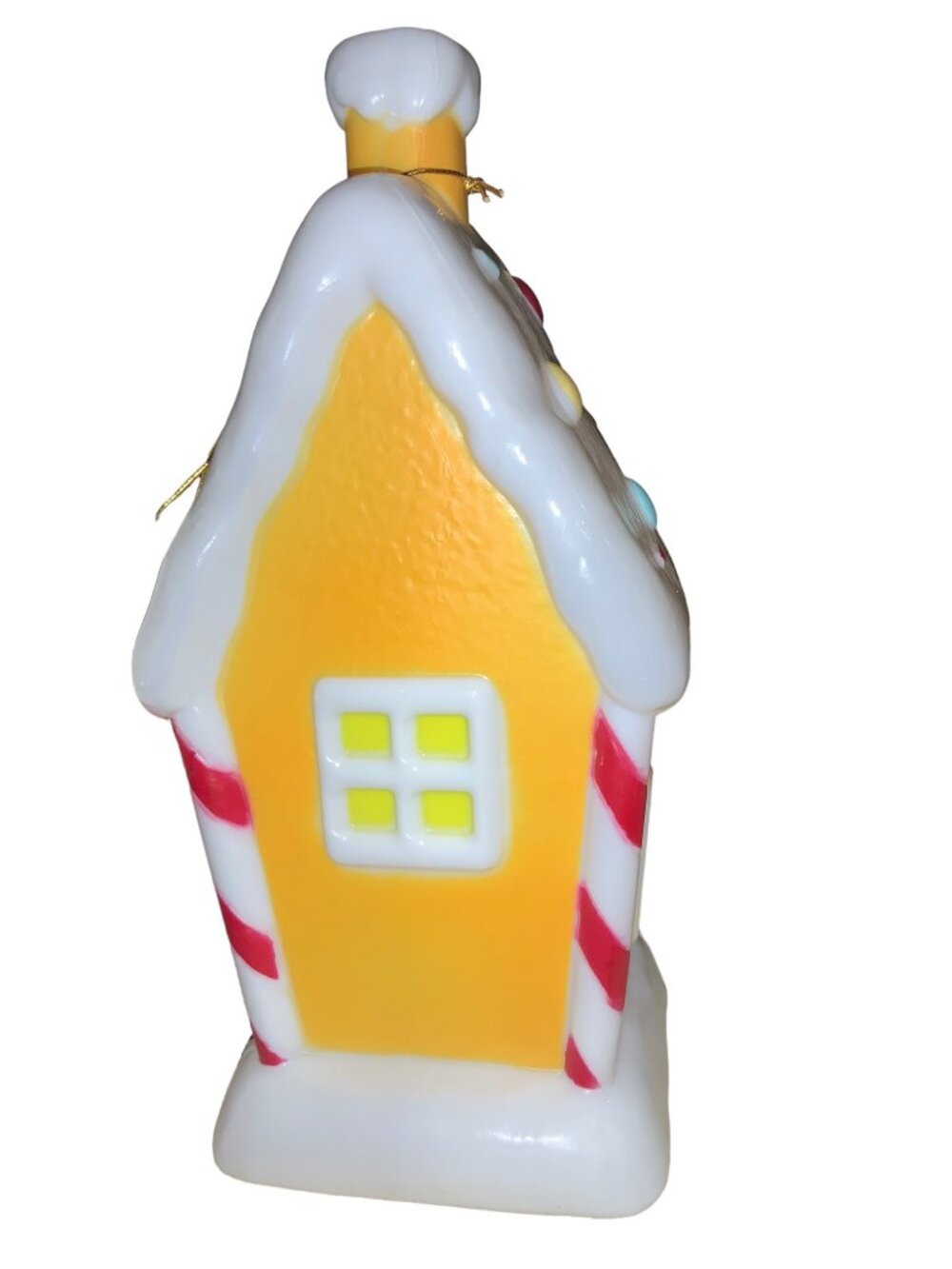 Holiday Time Lighted Gingerbread House Table Top Blow Mold Christmas Decor - Picture 6 of 12